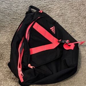 Adidas Sling Backpack with Pink Highlights
